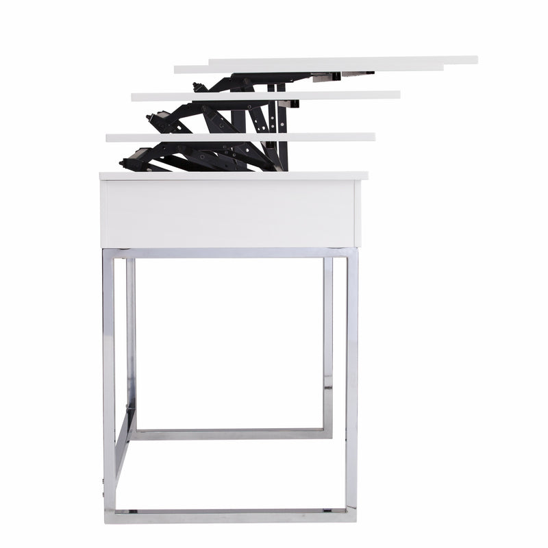 48" Adjustable White Standing Desk Converter - Office