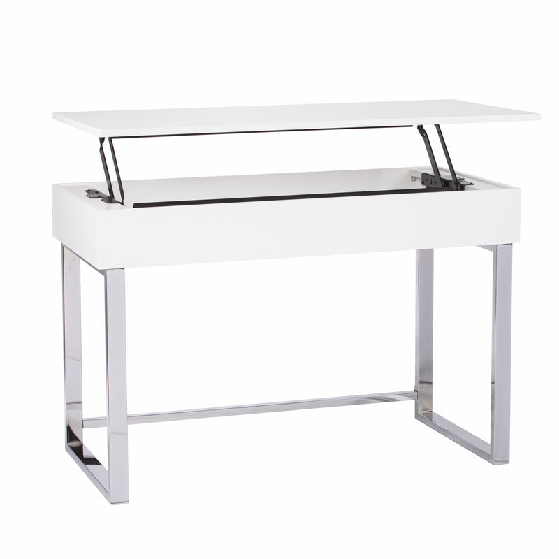 48" Adjustable White Standing Desk Converter - Office