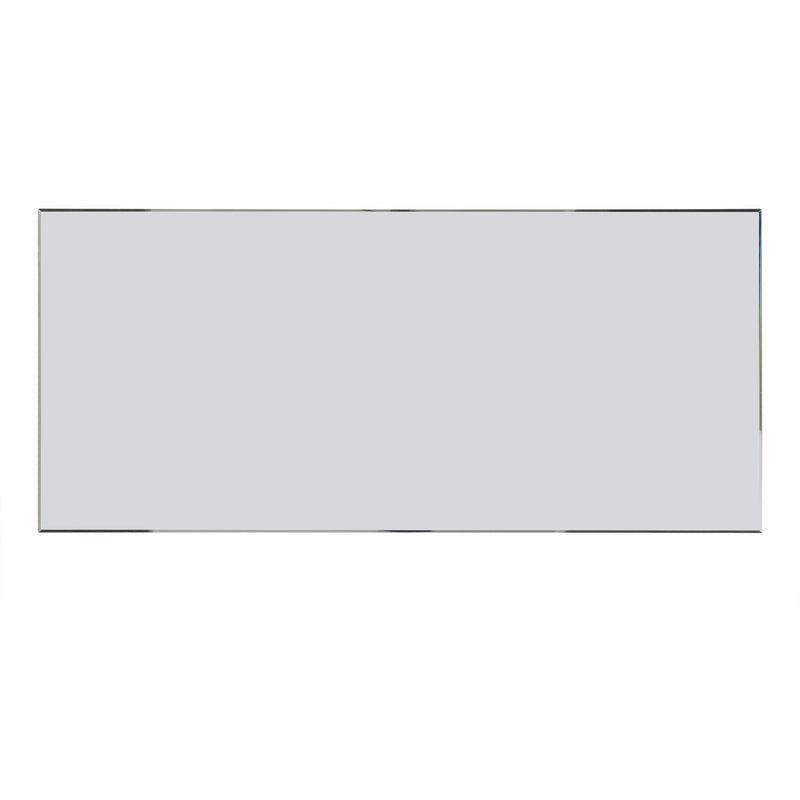 47" Silver Mirrored Writing Desk With Three Drawers - Office