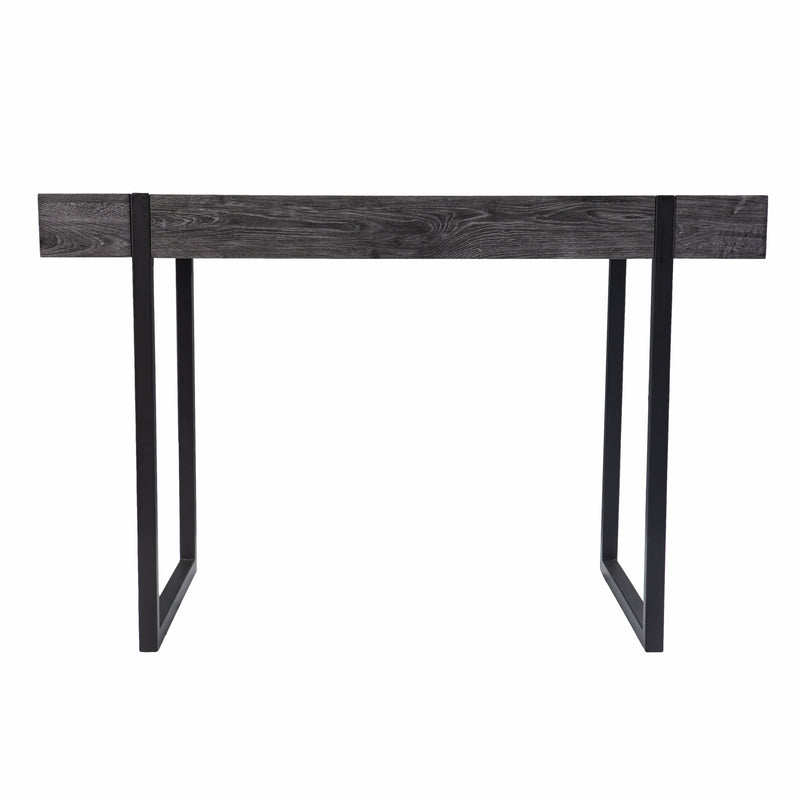 45" Black Wood Sled Writing Desk - Office