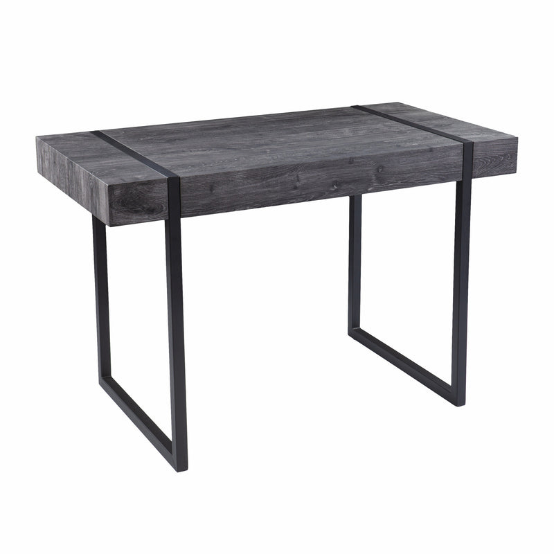 45" Black Wood Sled Writing Desk - Office