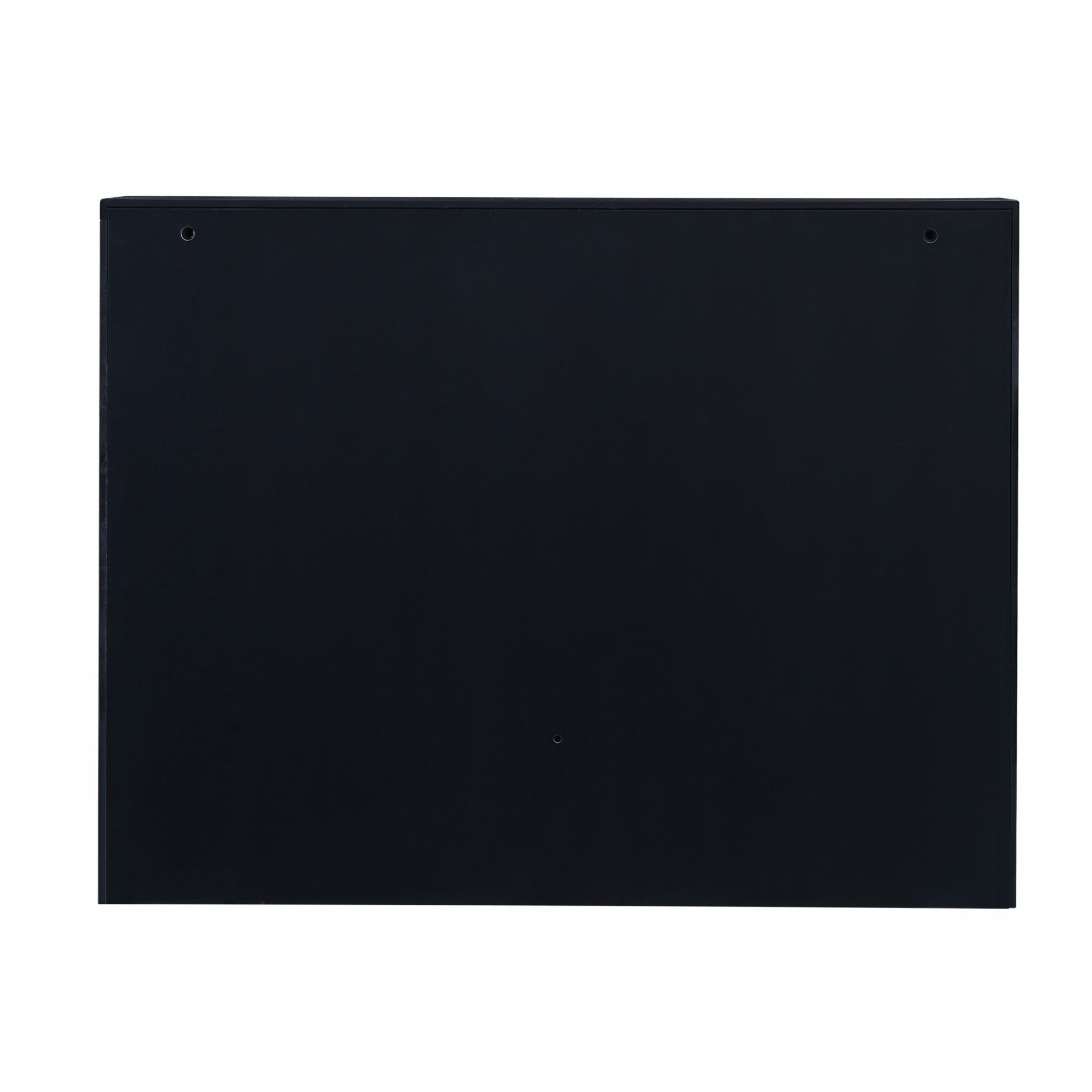 26" Black Wood Wall Mounted Folding Floating Desk - Office