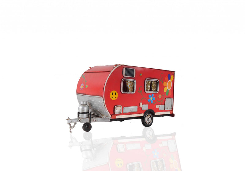 Red Camper Trailer Model Tissue Holder - Bed & Bath