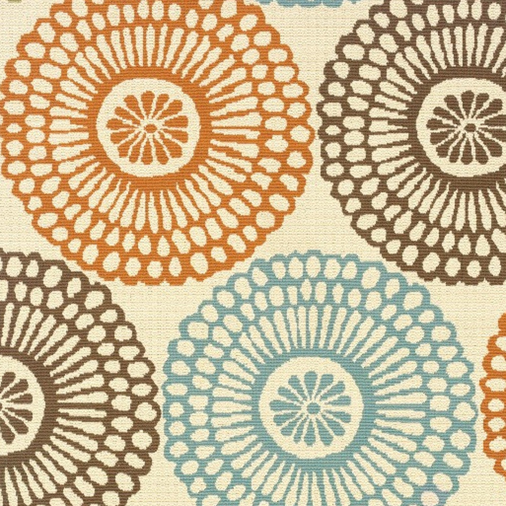 8' X 11' Beige Indoor Outdoor Area Rug - Outdoor