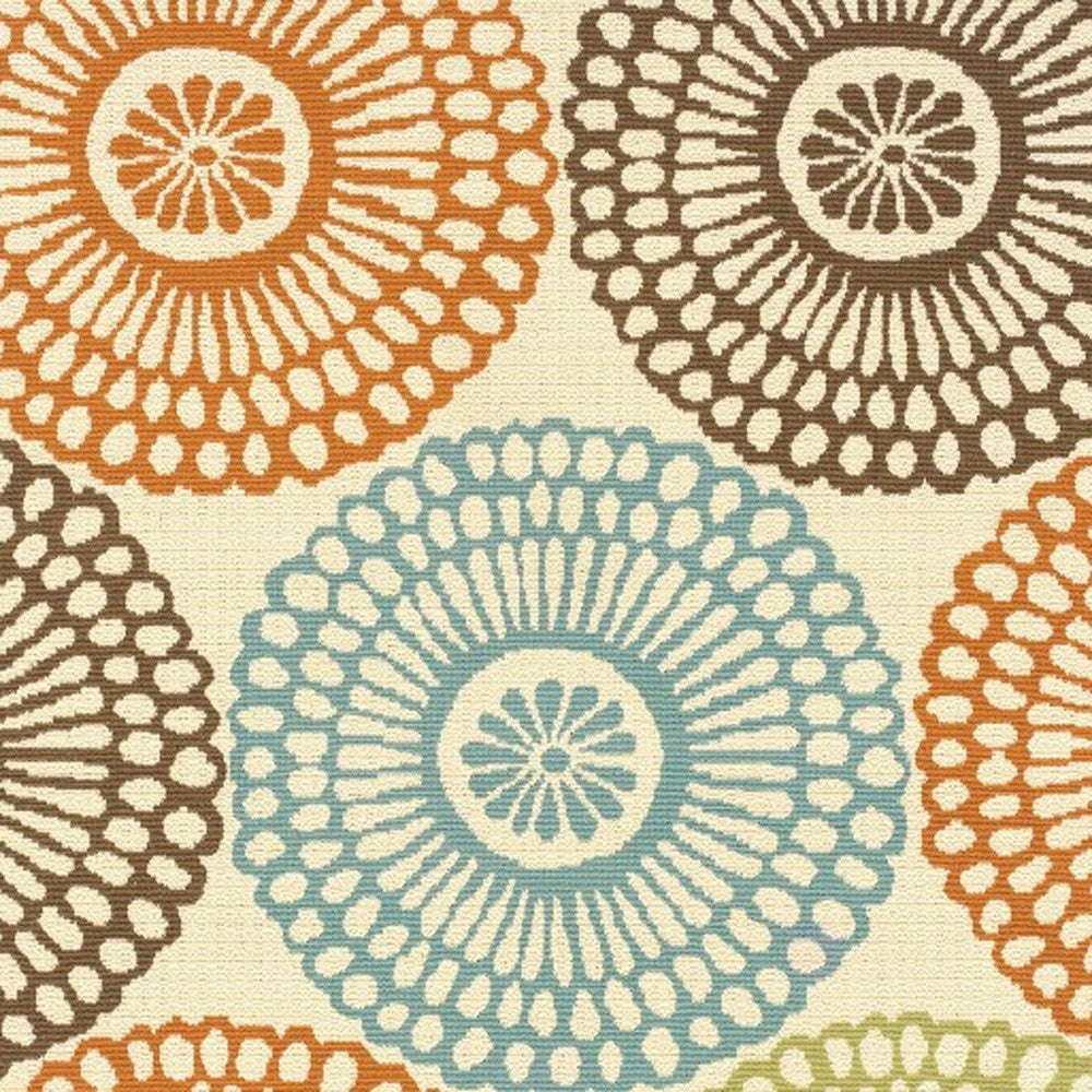 2' X 4' Beige Indoor Outdoor Area Rug - Outdoor