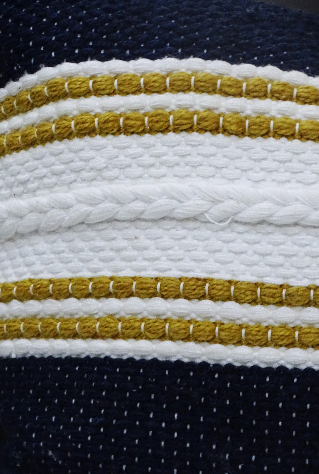 18" X 18" Black And Yellow Zippered Striped Indoor Outdoor Throw Pillow - Outdoor