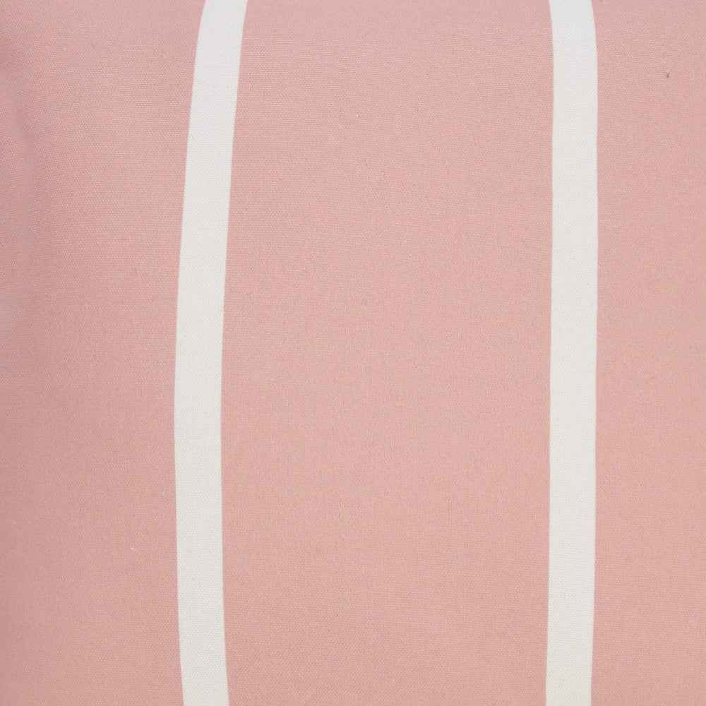 20" X 20" Pink Zippered Geometric Indoor Outdoor Throw Pillow