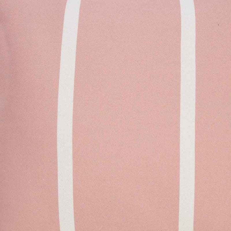 20" X 20" Pink Zippered Geometric Indoor Outdoor Throw Pillow