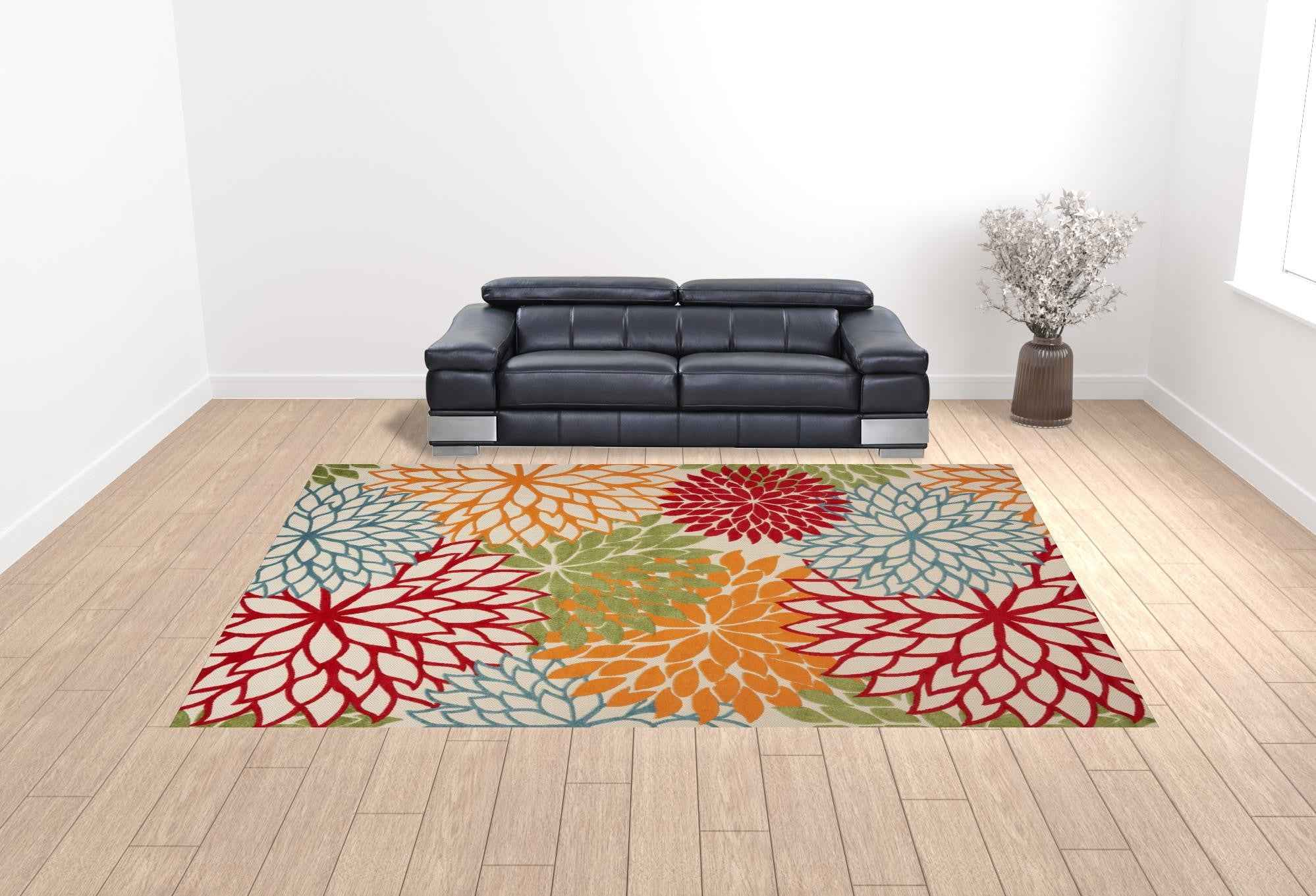 12' X 15' Green Indoor Outdoor Area Rug