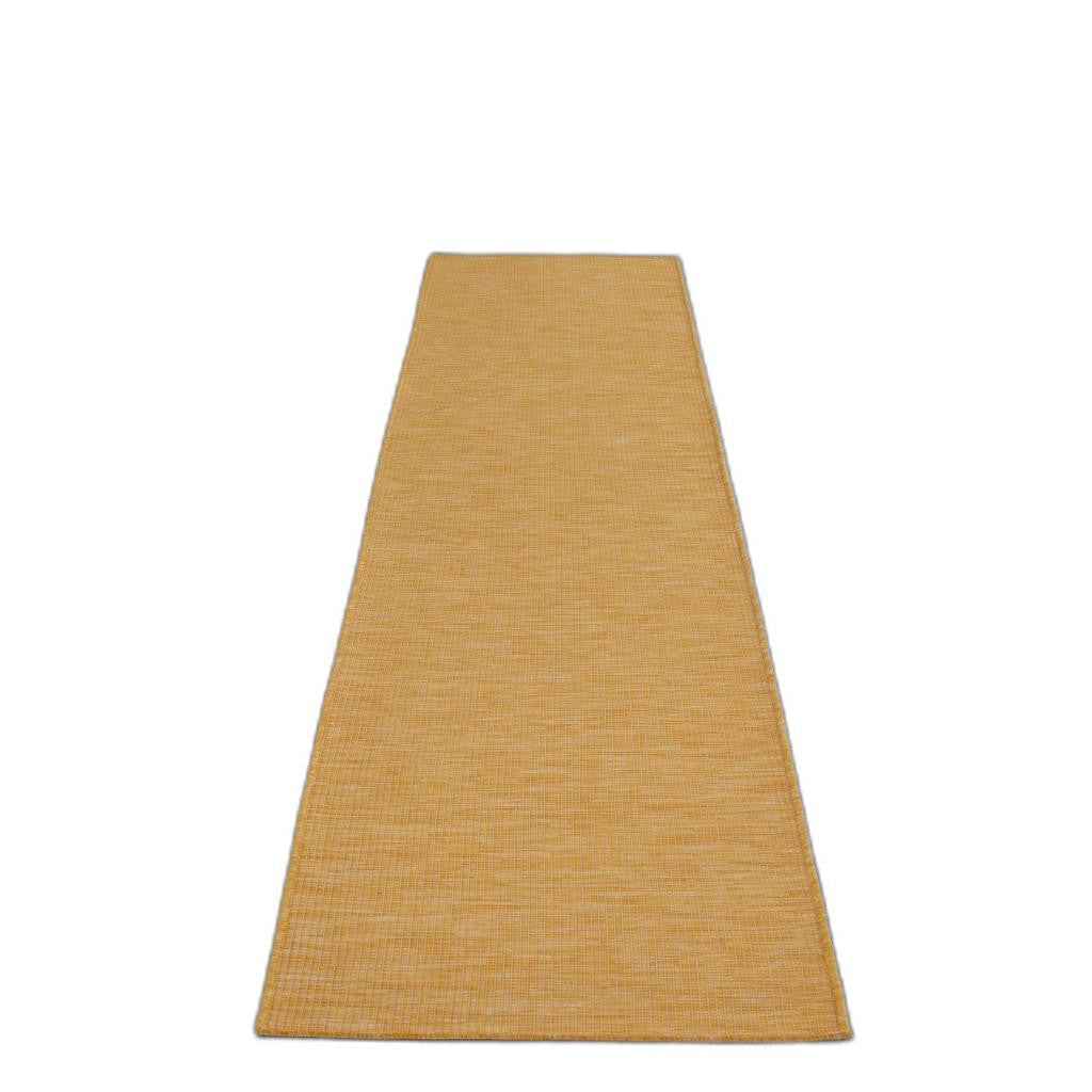 12' Yellow Indoor Outdoor Area Rug