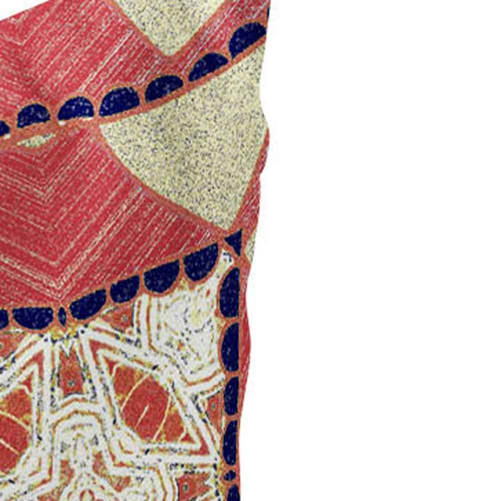 Set of Two 16" X 16" Yellow and White Blown Seam Eclectic Indoor Outdoor Throw Pillow