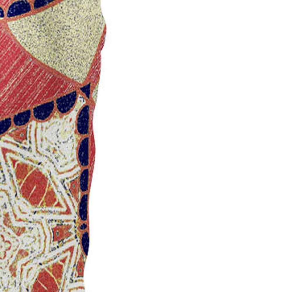 Set of Two 16" X 16" Yellow and White Blown Seam Eclectic Indoor Outdoor Throw Pillow