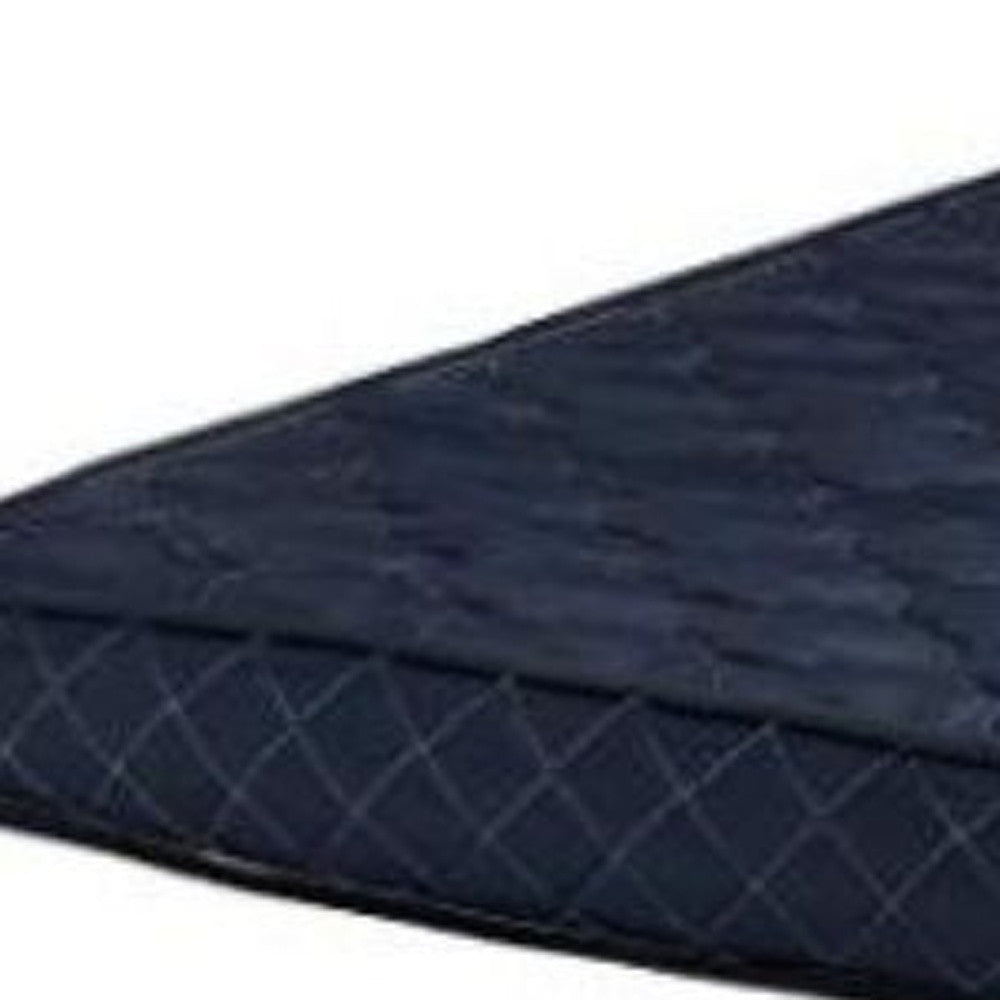 6" Navy Blue Twin Memory Foam Water Resistant Mattress - Bed & Bath