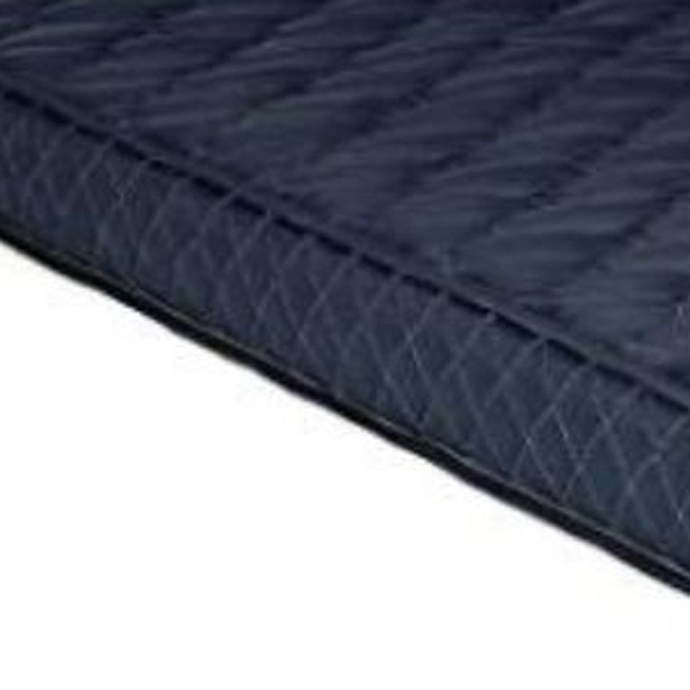 6" Navy Blue Twin Memory Foam Water Resistant Mattress - Bed & Bath