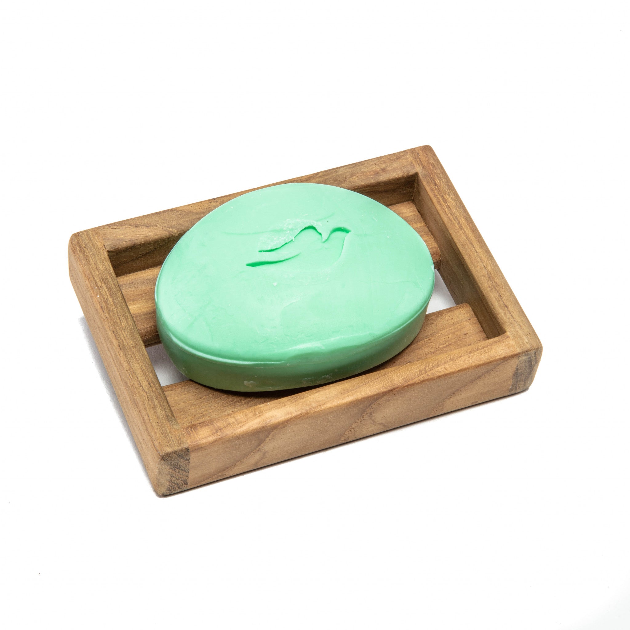Traditional Solid Teak Wall Mount Soap Dish - Bed & Bath