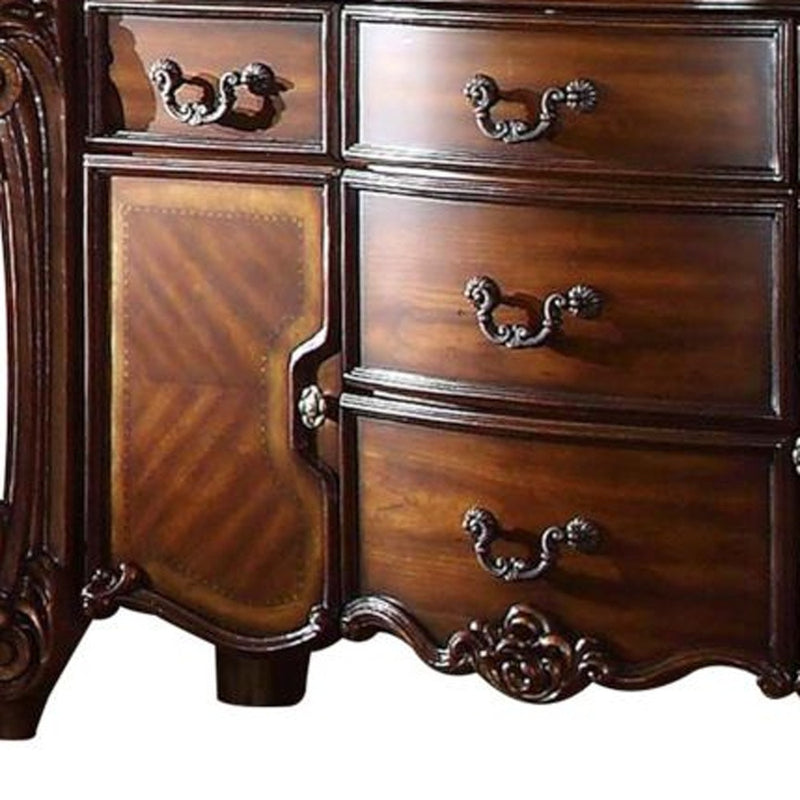 71" Solid Wood Five Drawer Dresser - Bed & Bath