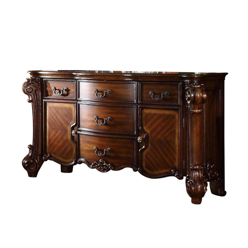 71" Solid Wood Five Drawer Dresser - Bed & Bath