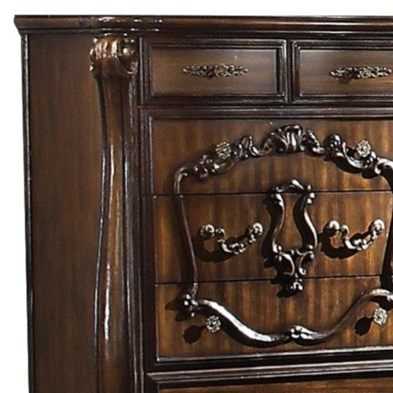 47" Solid Wood Six Drawer Chest - Bed & Bath