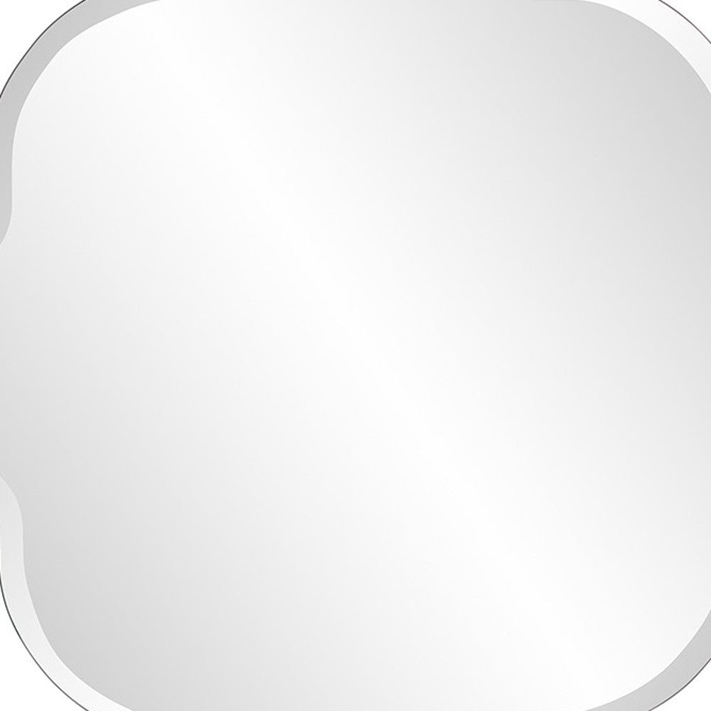 36" Quatrefoil Unframed Accent Mirror Default Title
