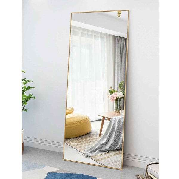 47" Gold Metal Accent Mirror