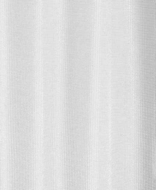 Luxurious White Waffle Weave Shower Curtain