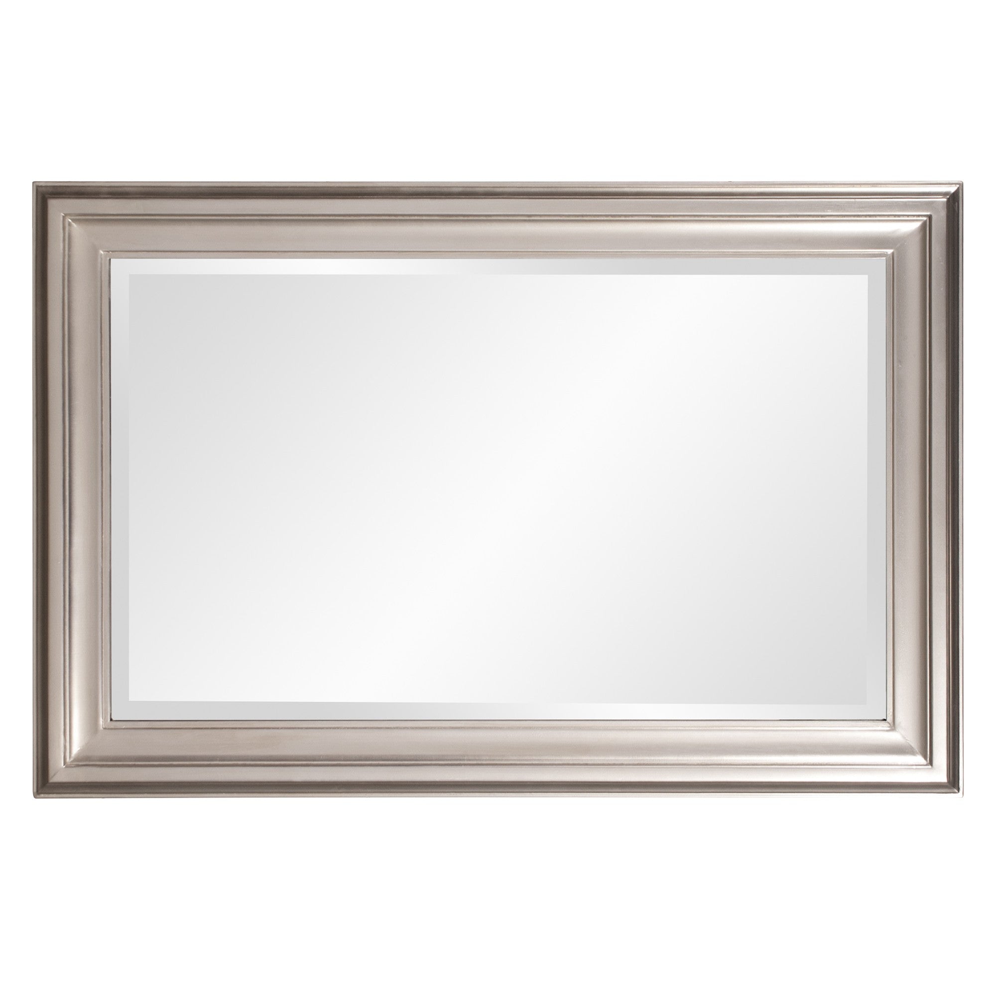 33" Silver Framed Accent Mirror Default Title