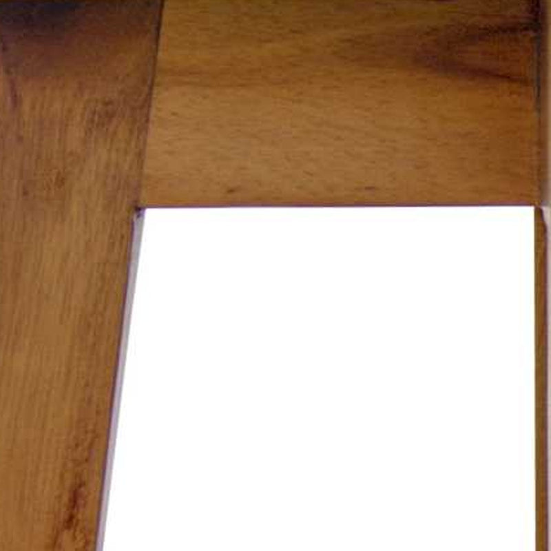 18" Natural Brown Backless Bar Chair - Bed & Bath
