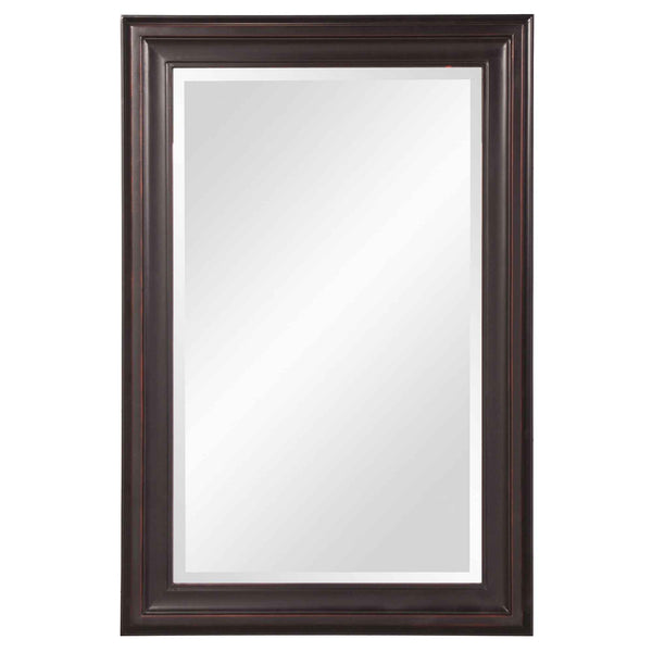 33" Bronze Wood Accent Mirror