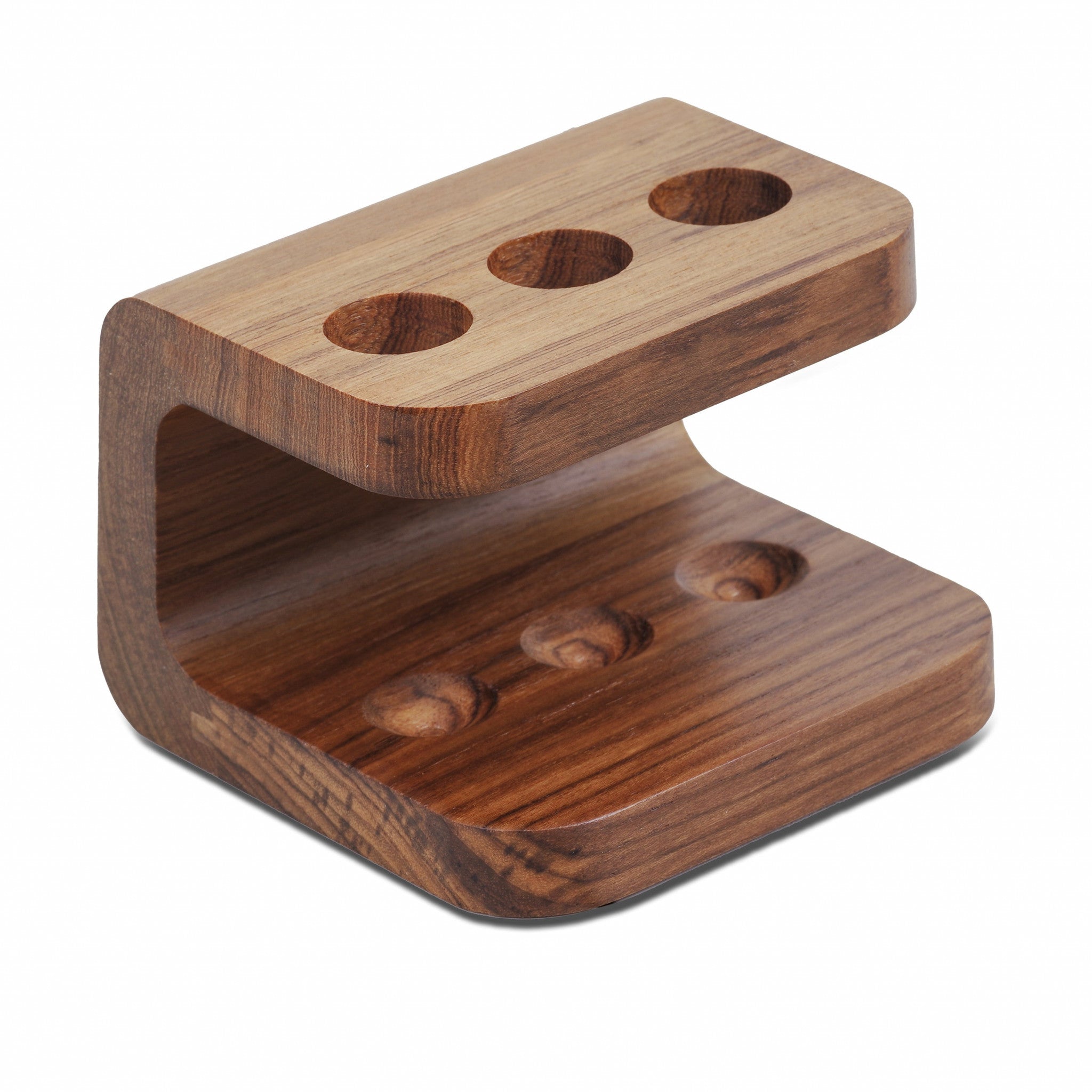 Designer Genuine Teak Toothbrush Holder - Bed & Bath