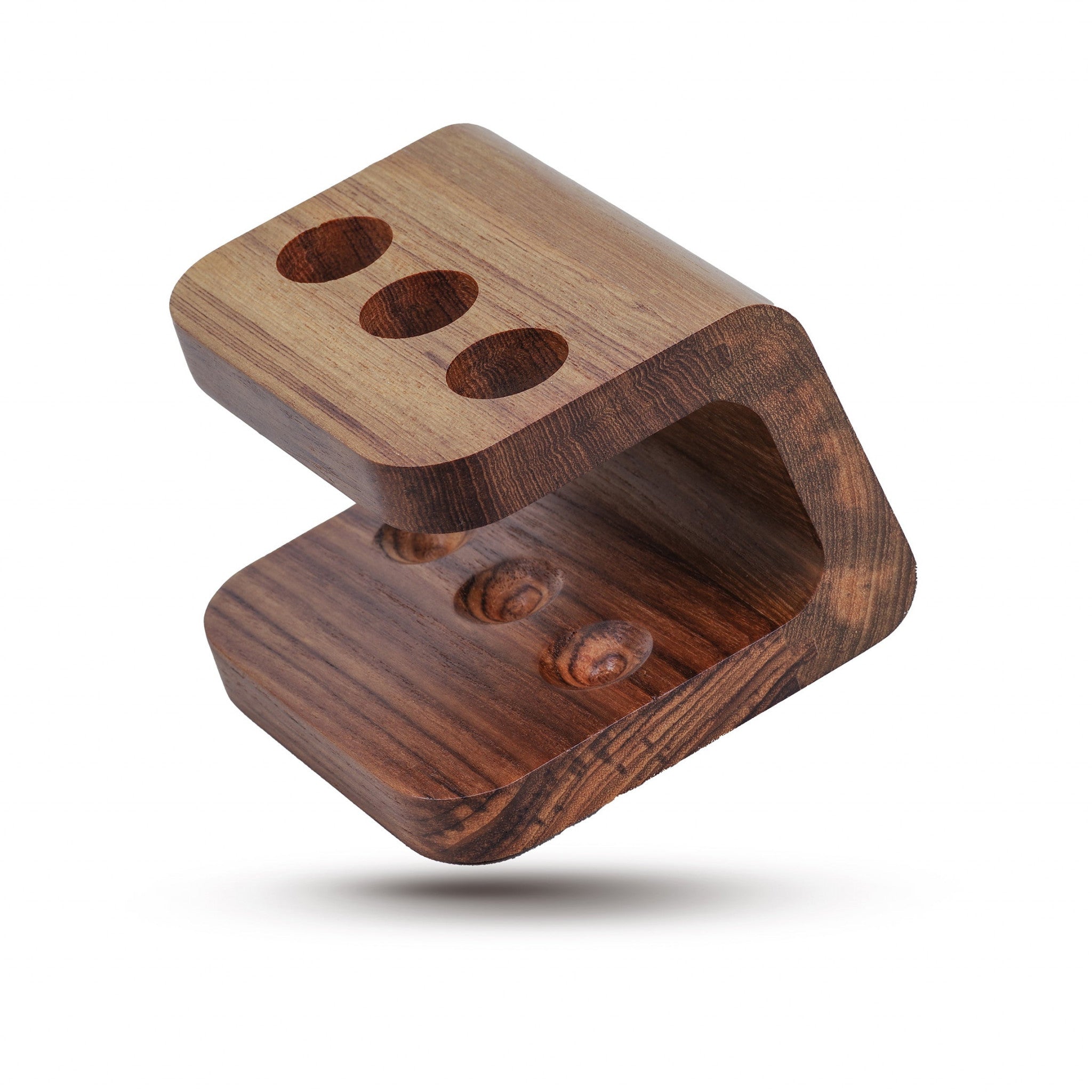 Designer Genuine Teak Toothbrush Holder - Bed & Bath