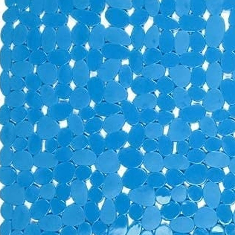 35" Blue Spa Pebbles Non Slip Bathtub Mat - Bed & Bath