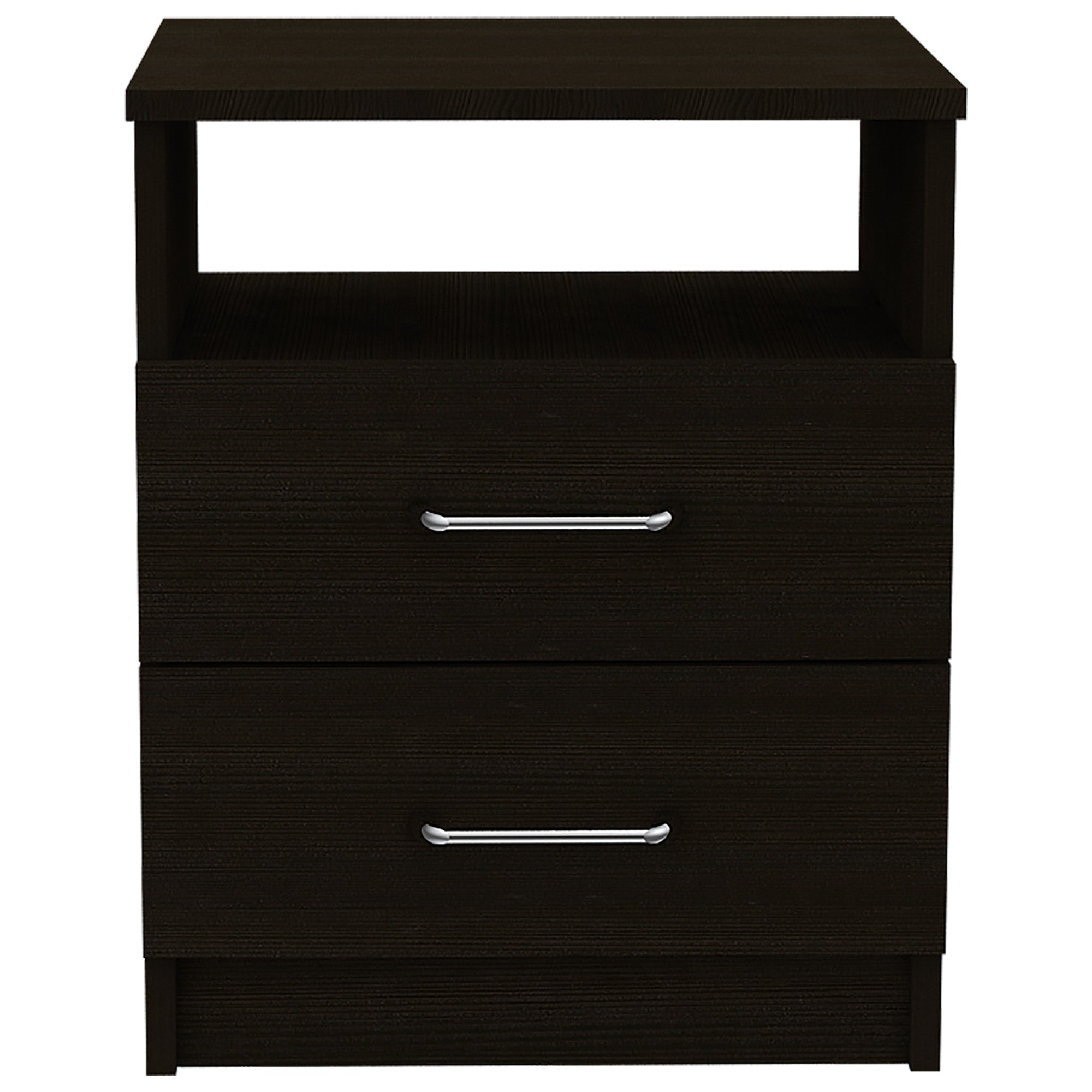 20" Wood Two Drawer Nightstand - Bed & Bath