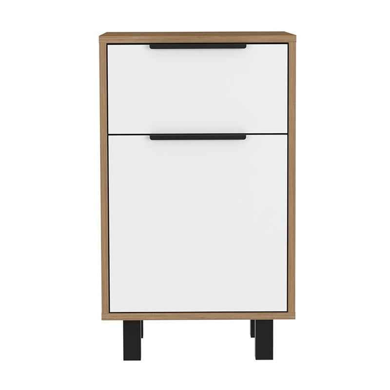 28" Wood One Drawer Nightstand