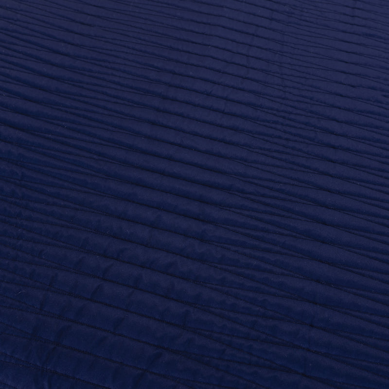 Indigo Geometric Queen Quilt - Bed & Bath