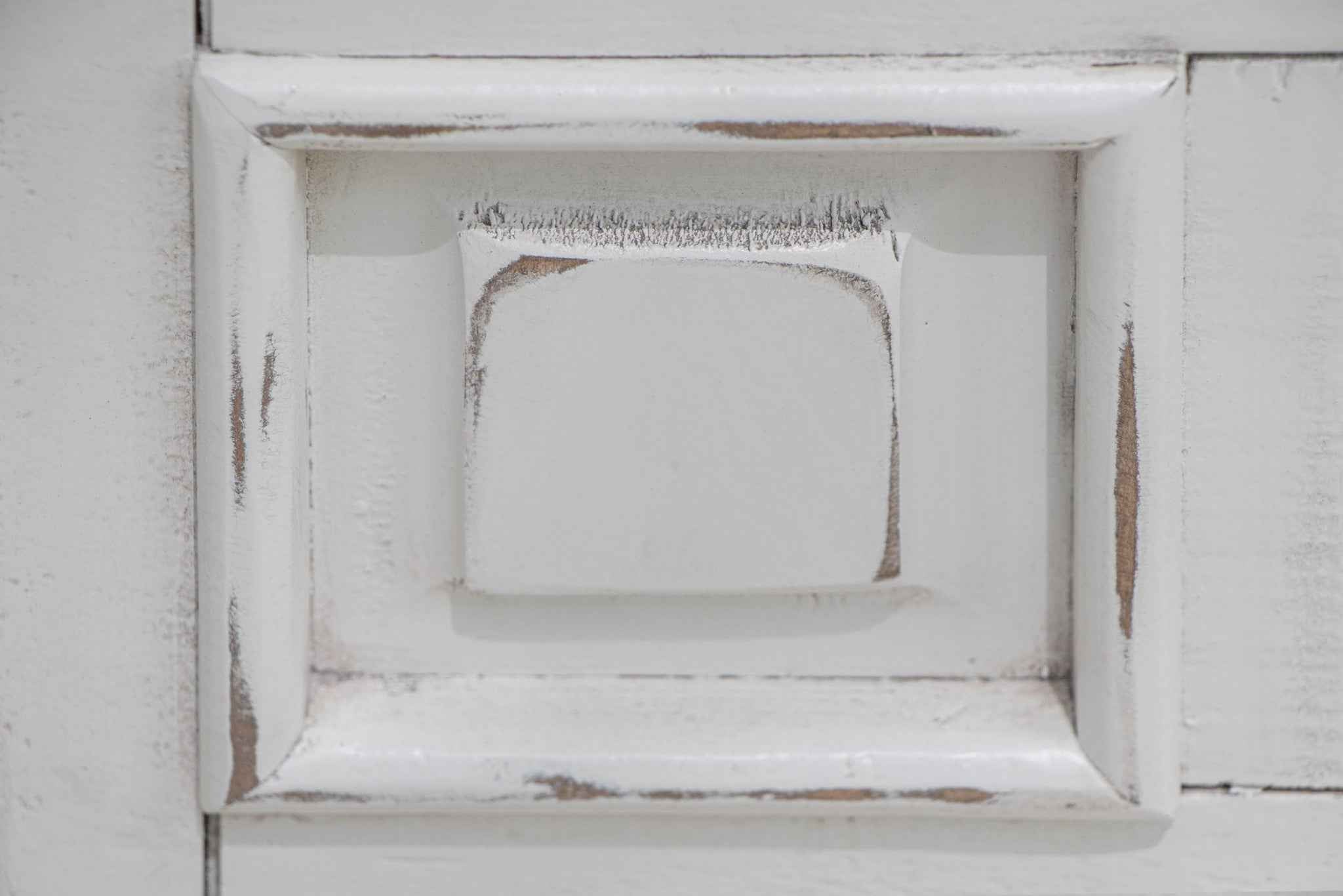 32" White Solid Wood Three Drawer Nightstand