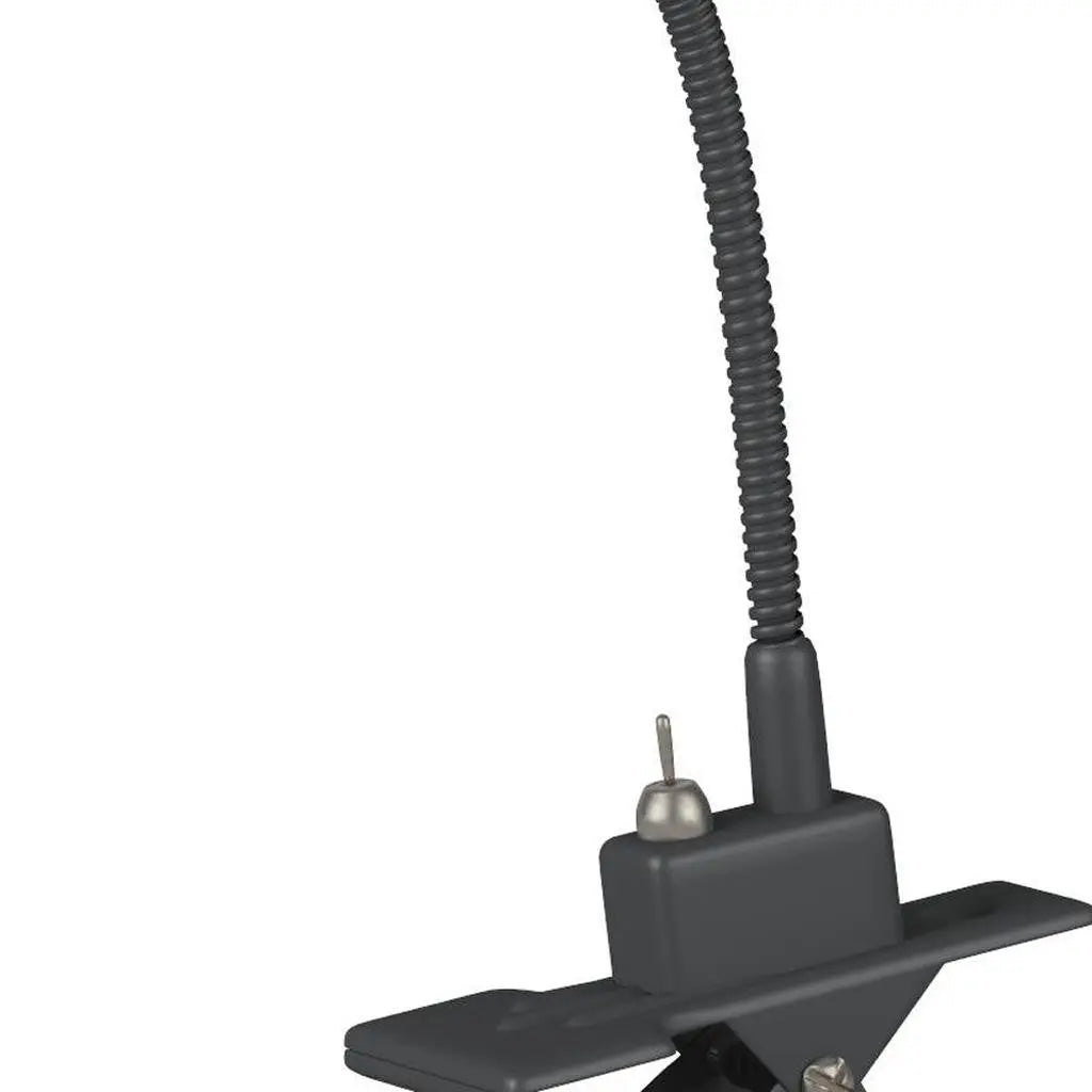 15" Black Metal Adjustable Clip On LED Table Lamp - GreatEagleInc