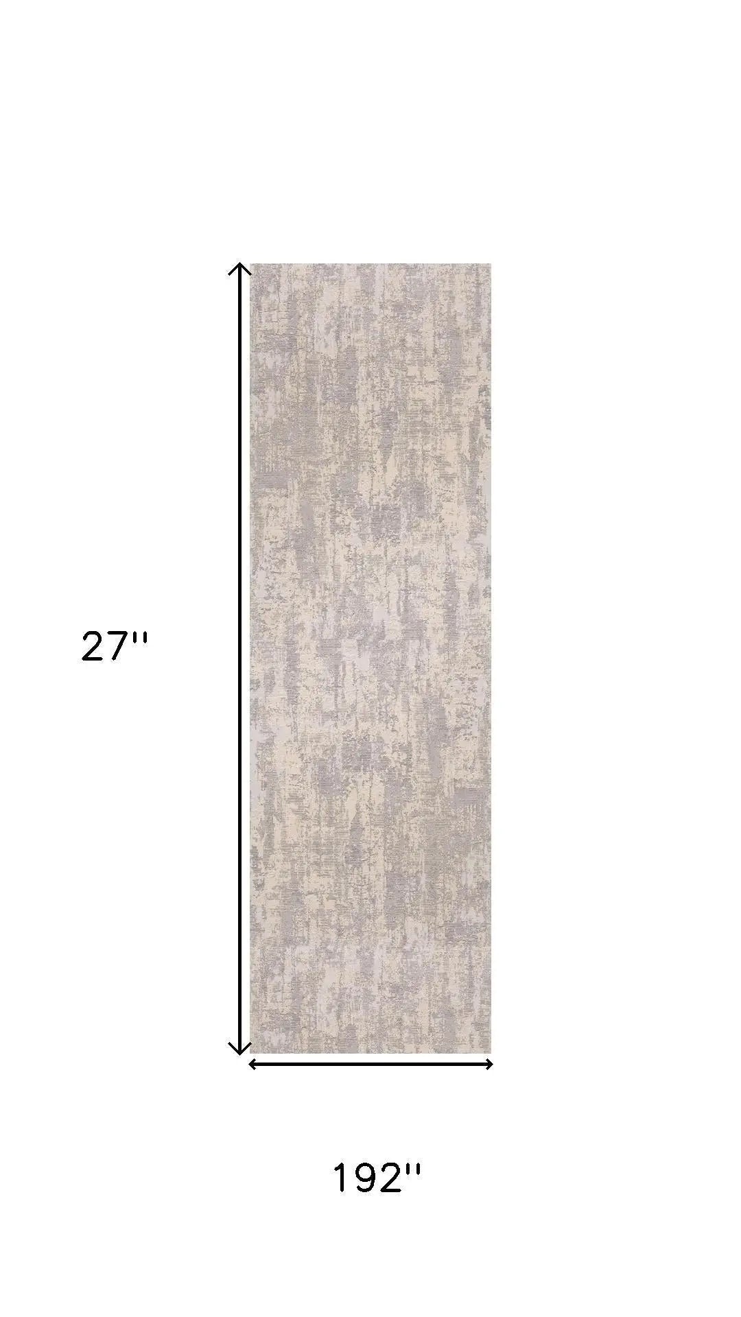 15' Gray Ivory Beige Cream And Taupe Area Rug Homeroots Home Decor