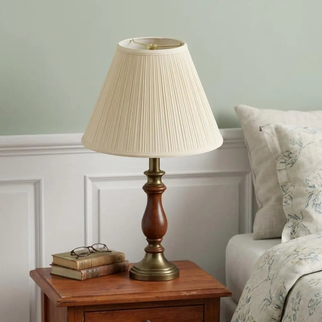 15" Ivory Deep Cone Slanted Broadcloth Lampshade Homeroots Lighting