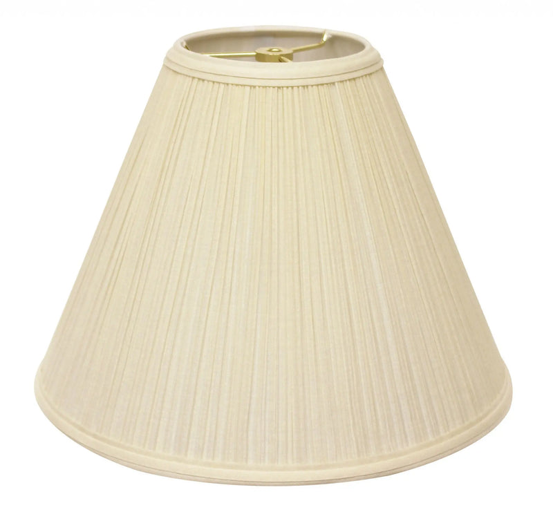 15" Ivory Deep Cone Slanted Broadcloth Lampshade Homeroots Lighting