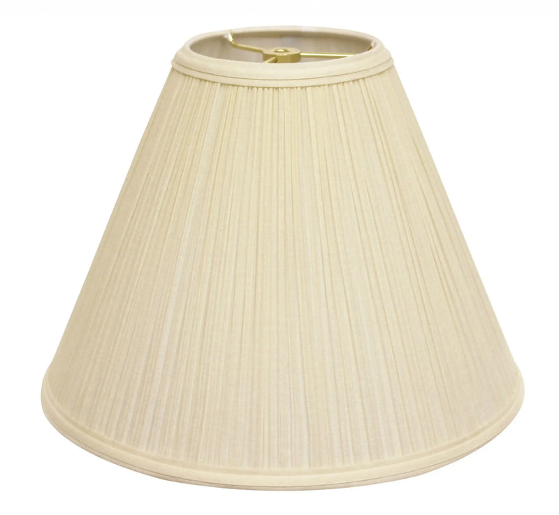 15" Ivory Deep Cone Slanted Broadcloth Lampshade Homeroots Lighting