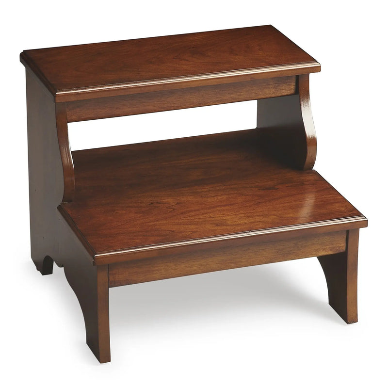 15"Chestnut Burl Step Stool - GreatEagleInc