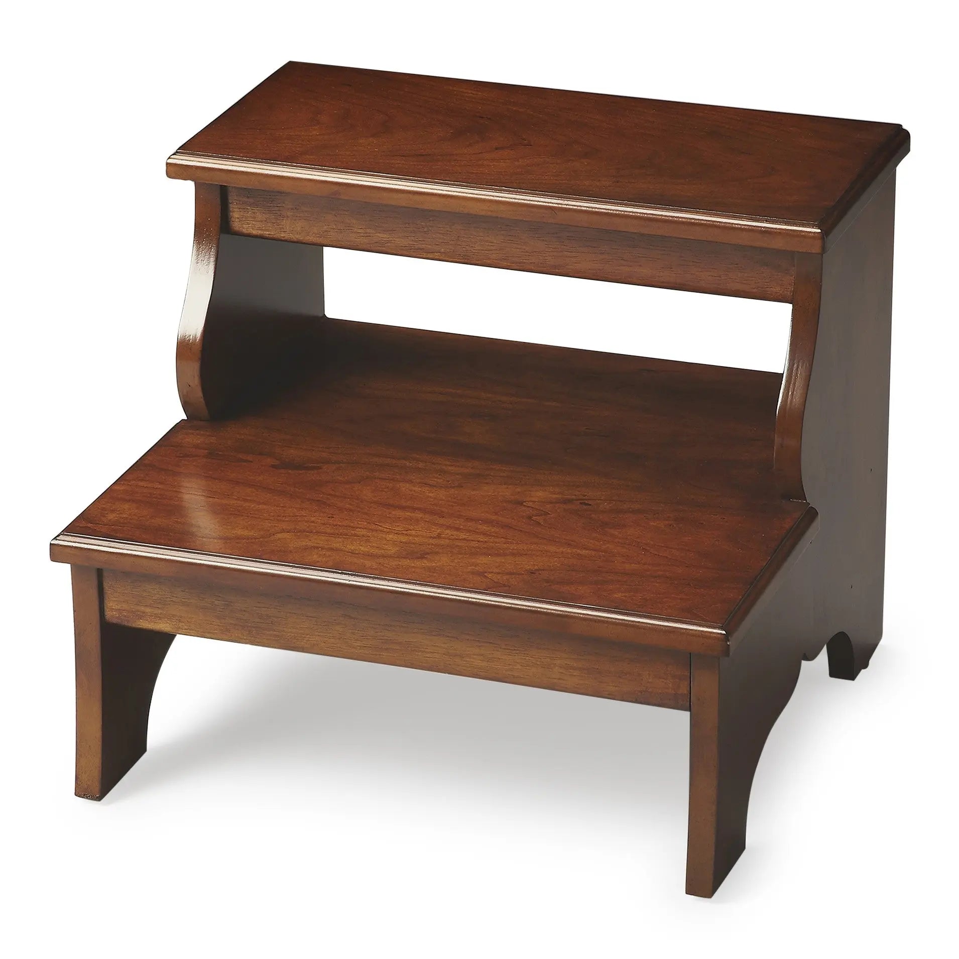 15"Chestnut Burl Step Stool - GreatEagleInc