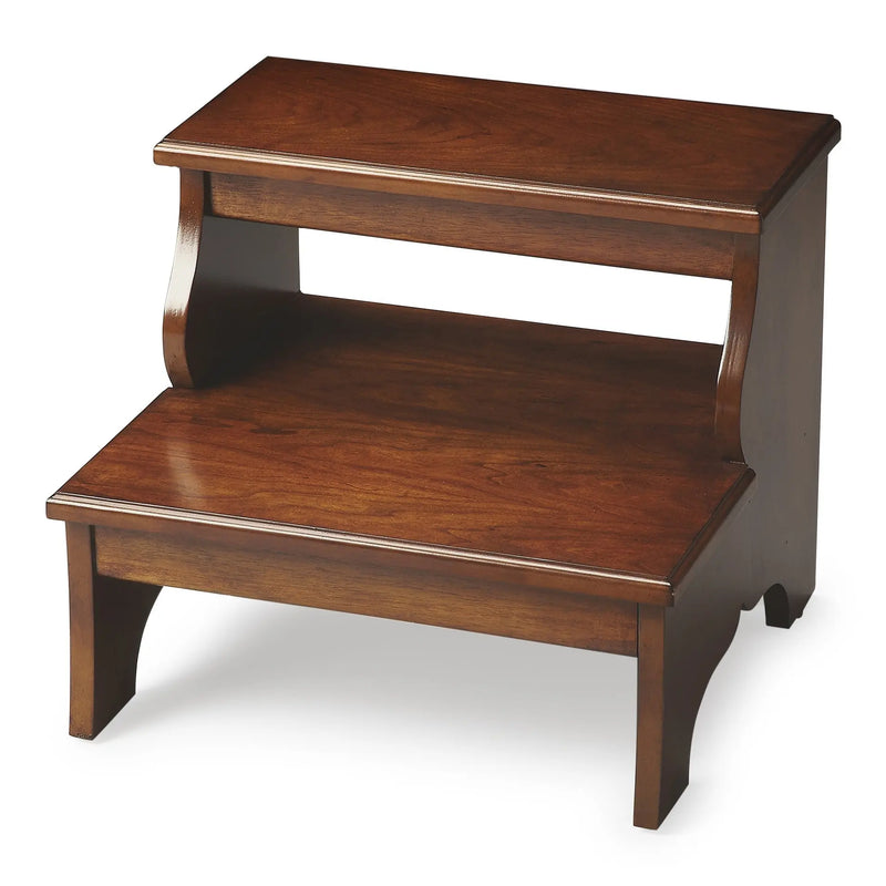 15"Chestnut Burl Step Stool - GreatEagleInc