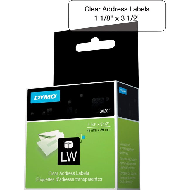 Dymo Clear Address Labels - GreatEagleInc