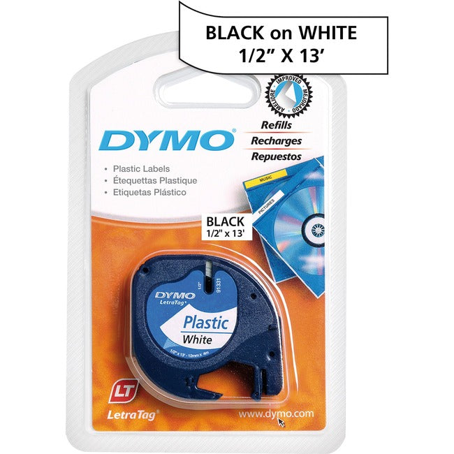 Dymo LetraTag Label Maker Tape Cartridge - GreatEagleInc