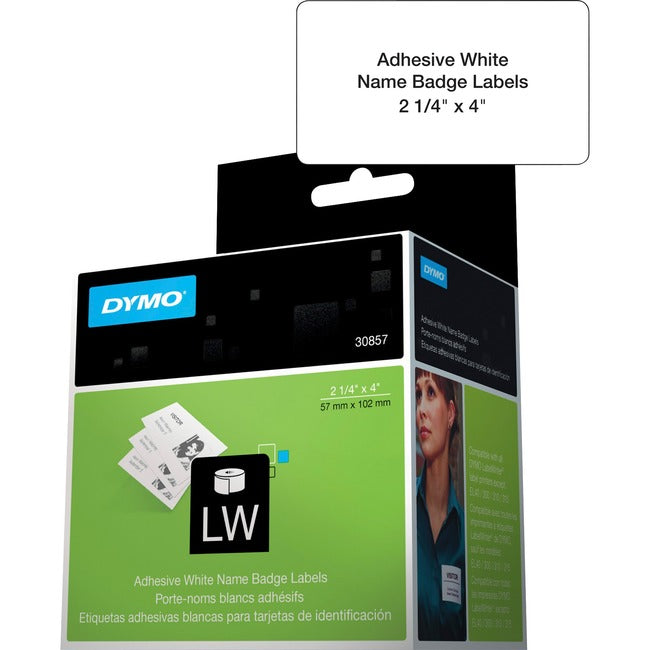 Dymo LabelWriter Adhesive Name Badges - GreatEagleInc