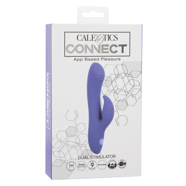Calexotics Connect Dual Stimulator - Periwinkle - GreatEagleInc