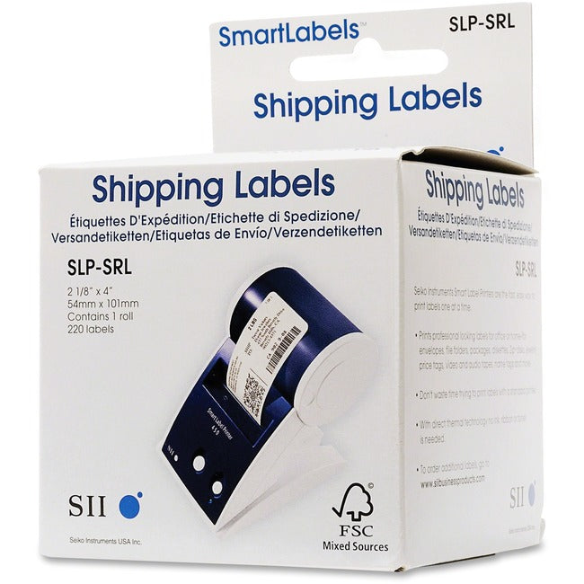 Seiko SmartLabel SLP-SRL Shipping Label - GreatEagleInc