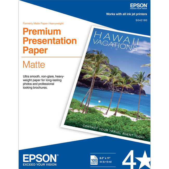 Epson Premium S042180 Inkjet Print Presentation Paper