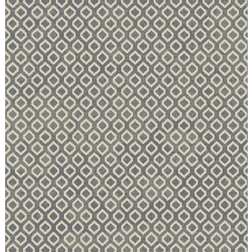 8' X 10' Beige and Gray Geometric Area Rug - Home & Garden